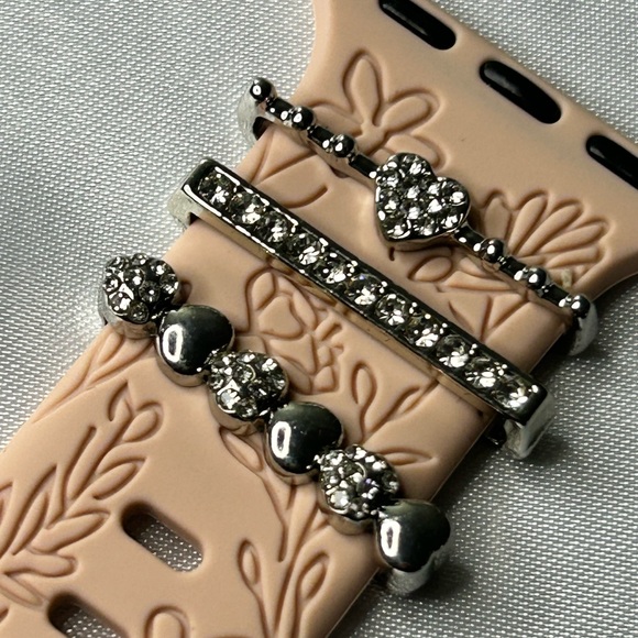 Apple Watch Silver Tone Charms Set - Picture 2 of 6